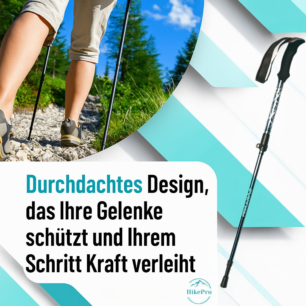 HikePro™ Wanderstock | Für sicheres und ermüdungsfreies Wandern