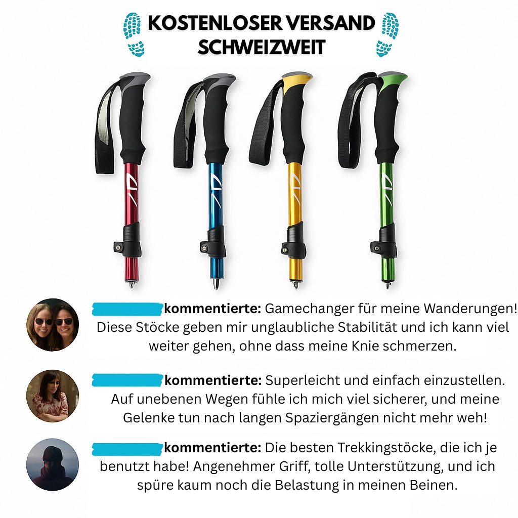 HikePro™ Wanderstock | Für sicheres und ermüdungsfreies Wandern