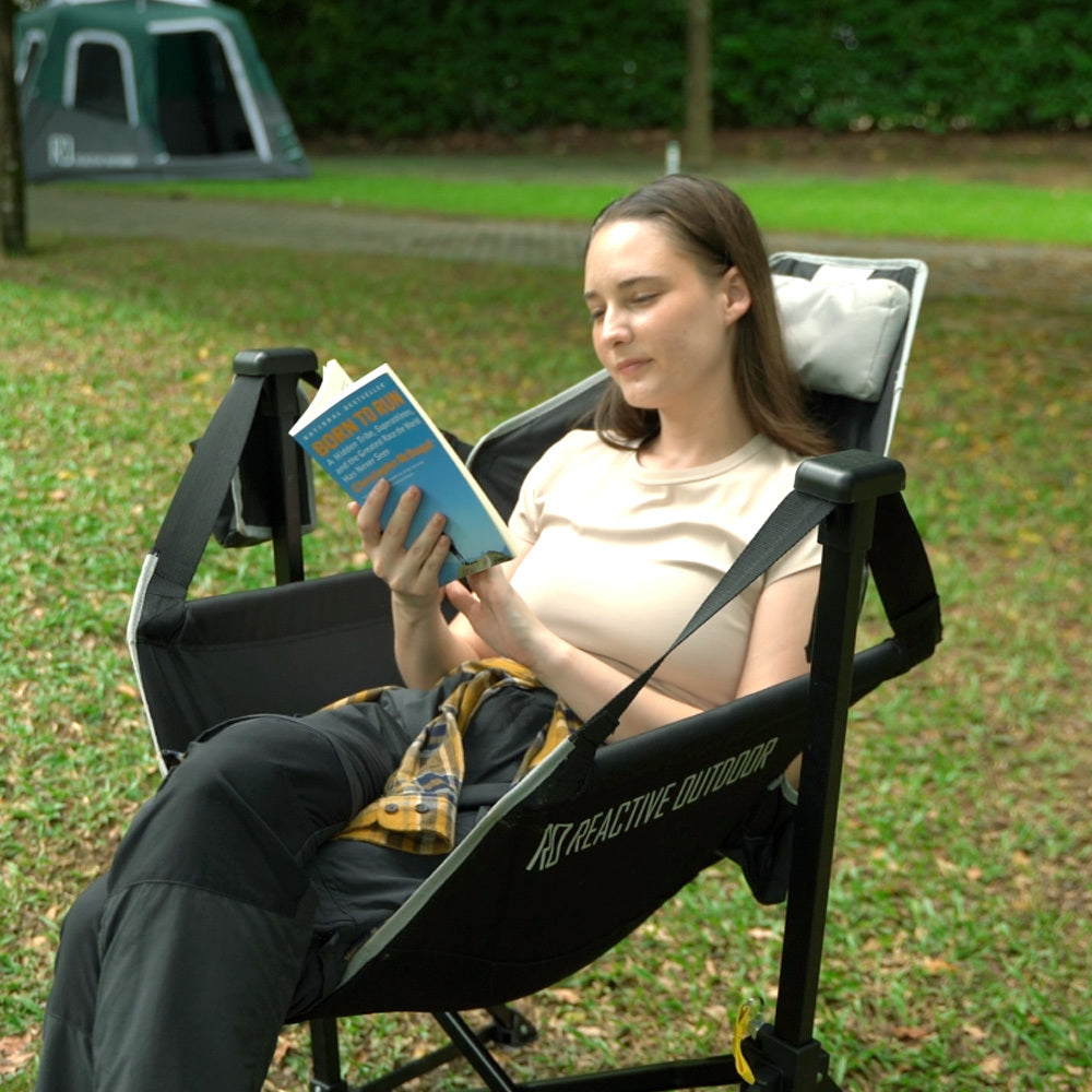 REACTIVE OUTDOOR™ | Der ergonomische Camping-Liegestuhl Nr. 1