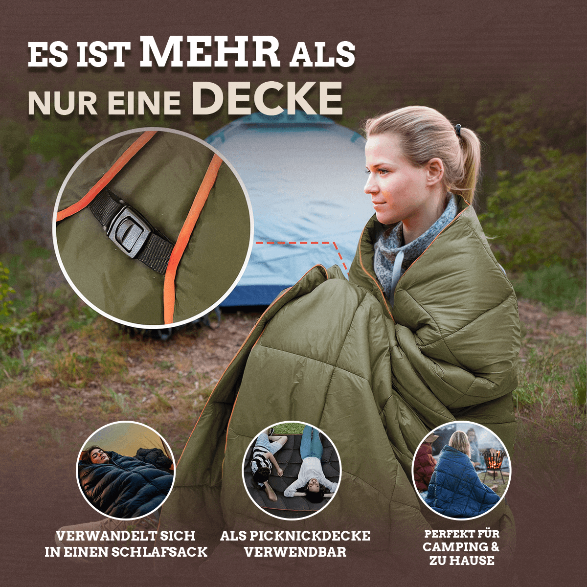 PUFFY BLANKET™ | Ultraleichte Pufferdecke