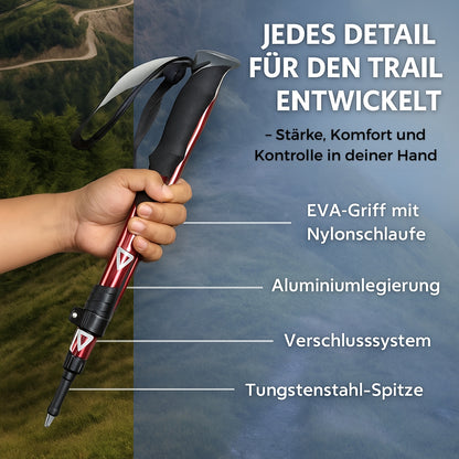 HikePro™ Wanderstock | Für sicheres und ermüdungsfreies Wandern